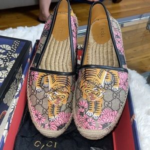 Gucci espadrille with Tiger bengal